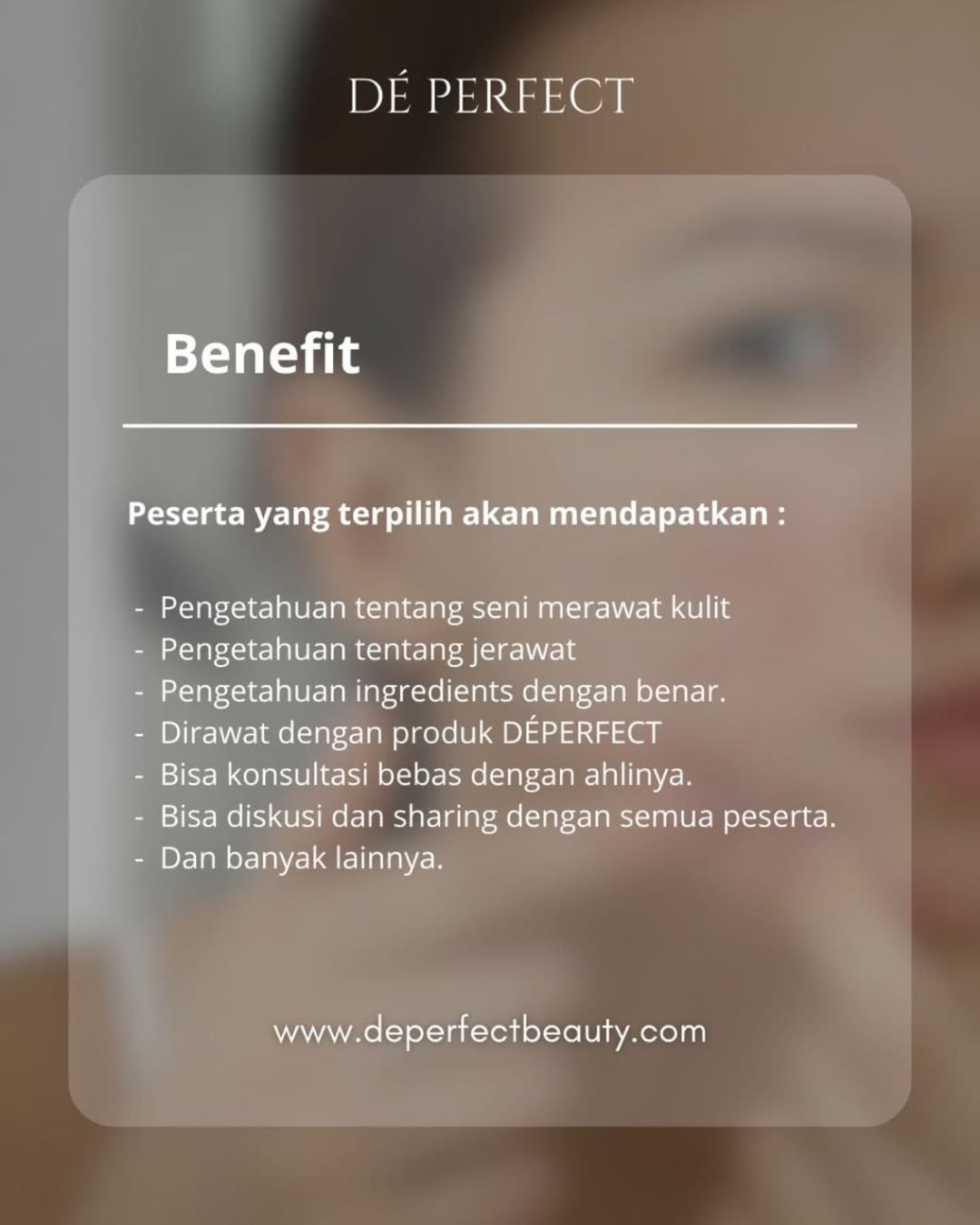 program seni merawat kulit spesial acne fighter.