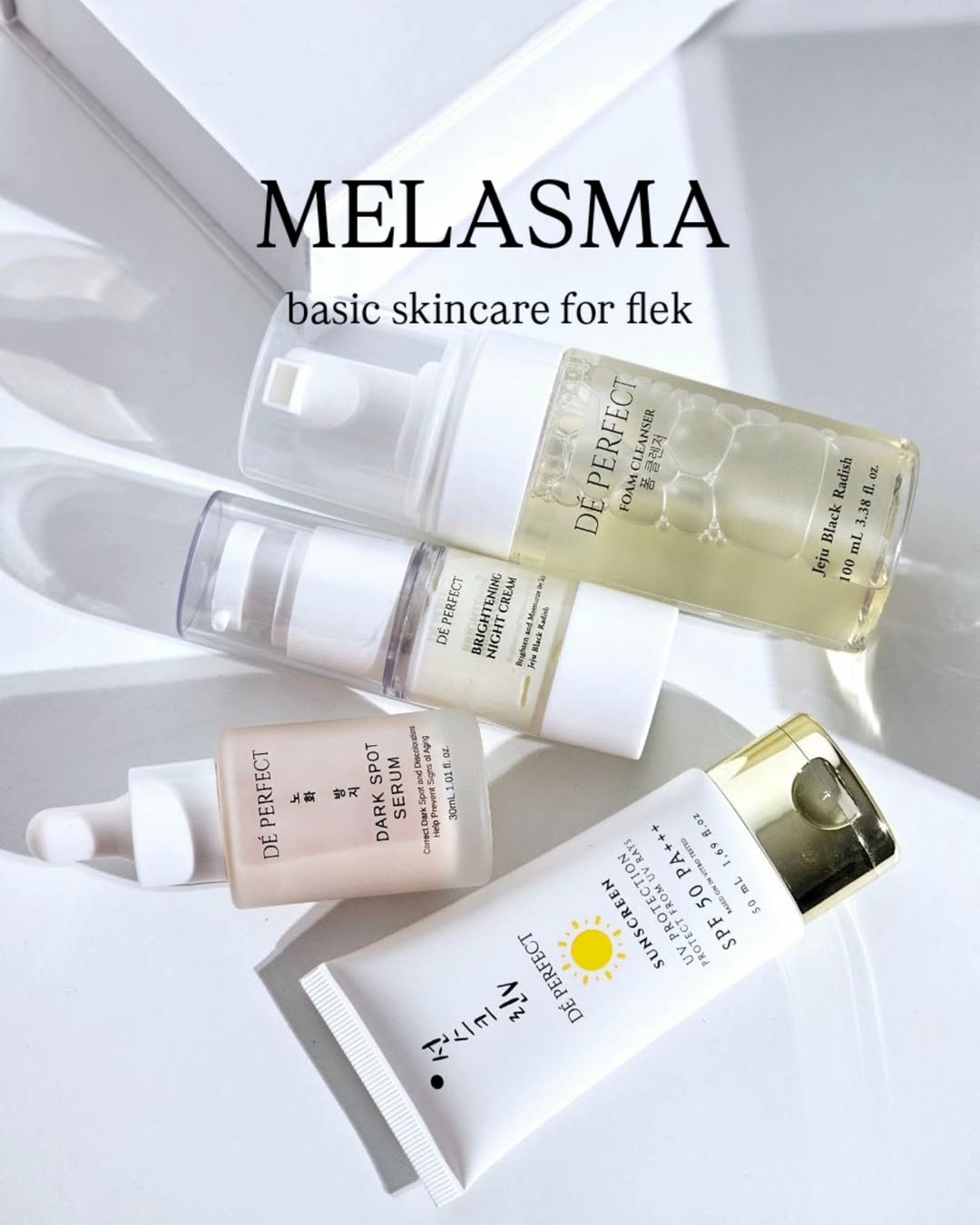 Basic skincare untuk flek Basic skincare untuk flek