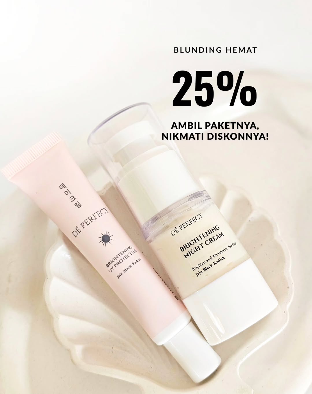 di usia 40+ kulitt hanya butuh dua hal