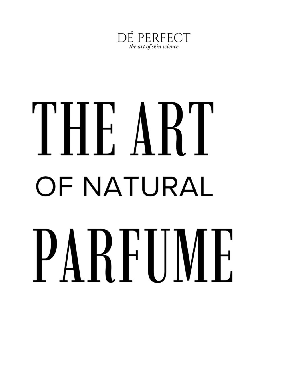 the art of natural parfume