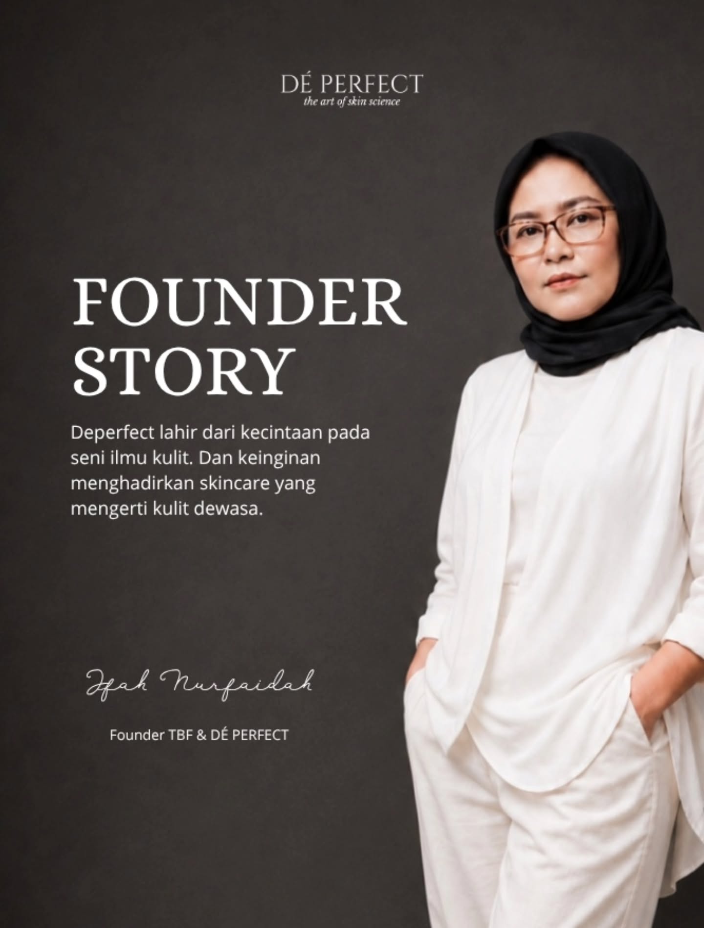 deperfect lahir dari kecintaan pada seni ilmu kulit